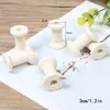 10 Pcs/Set Wooden Spools Vintage Style Reels Organizer for Sewing Ribbons Twine Wood Crafts Tools Thread Wire Spool Accessories