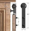 24-82 polegadas Super mini armário deslizante Kit de hardware de porta deslizante rastreia rolos para o painel de porta de porta larga do armário de tv stand wide