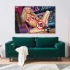 Affiches érotiques pour adultes Sexy Blonde Girl Boobs Pussy Nudes Picture HD Imprimer Wall Art Toivas Paint pour la maison DÉCOR