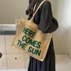 Shoulder Bags Large Woman Straw For Summer Beach Bag Female Travel Handbag Purse Fashion Brand Designer Rattan Big Tote