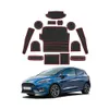 Mat de rainure de porte de voiture LFOTPP pour Fiesta MK8 2017-2022 PAUT-SLOST CAFBE-SLIP PAD AUTO INTÉRIEUR FIESTA MK8 ACCESSOIRES 2022