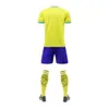 Jerseys de football 22-23 World B Brazil Home Team Football Football Jersey Children's Adult Set Taille 16-2xl