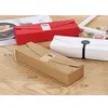 10pcs/lot Lace Paper Box Long Box Gift Packaging Boxes Kraft Paper Cases For Swiss Roll Towel Roll Cake Sandwich Cookies Mooncak