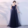 Parti Elbiseleri Ladybeauty Arrival Resmi Balo Vestido De Noite A-Line Gelinlikler Uzun Boncuk Akşam