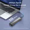 Корпус Phixero M.2 корпус NVME SSD Case USB 3.2 Тип C Двойной портокол к M2 Adapter Adapter PCIE NGFF Внешний диск HD для ПК