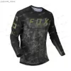 Camicie ciclistiche tops maschile in discesa maglie mountain mountain mountat camicie bat offroad dh moto motocross corse bici abbigliamento y240410