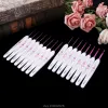 8pcs Kunststoffgriff florales Aluminiumhäkchen Haken Strick -Nadel -Set Weben D16 20 Dropship