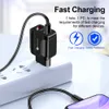 AC DC PD 20W Power Adapter 5V Charger For IPhone Samsung Xiaomi Type-c LED Display USB Power Supply Source Travel Adapter 5 Volt