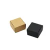 20pcs/50pcs/100pcs pequena caixa de papel kraft embalagem retângulo presente caixa de sabão embalagem caixa de casamento