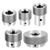 1.25Mod 1.25M Left Hand Helical Teeth With 20 25 30 40 60 Teeth And 14mm 19mm 20mm 22mm 25mm Shaft Inner Hole For CNC M1.25 Rack