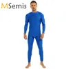 Herren Ballett Lotard Dance Kostüme Gymnastik enge Joga -Yoga -Radsport -Sporteinheit Tanz BodySuit Long Sleeve Sportswear