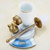 Antique Brass Brushed Bathroom Accessories Towel Shelf Towel Bar Paper Holder Cloth Hook Soap Dish Cup Holder Toilet Holder