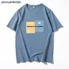 남자 T 셔츠 2024 패션 여름 남성 의류 애니메이션 프린트 셔츠 흰색 대형 그래픽 빈티지 티셔츠 Tshirt하라 주쿠 만화