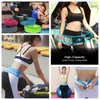 Sportväskor Invisible Fitness Running Waist Bag Lightweight Marathon Yoga Band Fanny Bag 7-tums blixtlåsficka Fitness Sporttelefon Bag Y240410