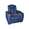 Limlamlim Electric Recliner Double Power Reclining Massage Chair Theatre vardagsrum soffa multifunktionell äkta läder soffa