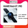 Montres Huawei Watch GT 3 Pro Bluetooth Smart Call Watch Exercice de fréquence cardiaque Surveillance ECG Blood Oxygène Détection de plongée NFC