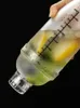 1pc 350/500/700/1000 ml Cocktail Shaker Haushaltsbar Utensilien Plastik Shake Tasse Wein Getränkemische Schüttung Flasche