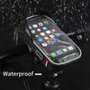 WEST BIKING Waterproof Bike Bag Mobile Phone Holder Stand 6.0 Inch iPhone Bicycle Motorcycle Handlebar Rearview Mount Bag Case