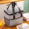 Sacca da pranzo impermeabile utilità portatile cationic grande isolamento termico borse addensate di grande capacità box picnic 240409