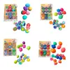 Peuter Stocking Stuffers Jongens Meisjes Matching Eierkleurvorm Sortervaardigheden Studie Speelgoed Paaseieren Leren Mini Bowling Ball