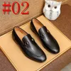 26Model Luxurious Black Patent Leather Chaussures pour hommes Metal Decor Square Toe Business Casual Chores Luxury Banquet Fête de mariage Dogue de chaussures de chaussures Taille 38-46