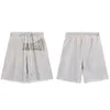 Shorts casuais puro homens 24sss de verão lavado com dopamina velhos shorts masculinos Batik White Vintage Cinco Quarts Calças Mens-XL