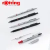 Rotring Rapid Pro Mechanical Pencil, 0,5 mm/0,7 mm, Silver Chrome/Matte Black Professional Automatic Pencils for Sketching Drawing