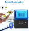 Drukarki ZJiang Mini 58 mm Bluetooth Drukarka Przenośna drukarka termiczna do telefonu komórkowego iOS iOS Windows Bill