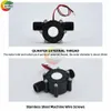 Micro Hydro Generator 5V 12V 0-80V DC com fonte de alimentação regulada de fluxo de água de fluxo de água de pequeno gerador CC