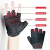 Gants de vélo plus out des gants de vélo de demi-doigt respirant