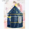 Speelgoedtenten dropshipping Kid Tent House Portable Castle Children Tipee Play Tent Ball Pool Camping Toy Birthday Christmas Buiten Gift L410