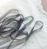 10メートル甘い薄い刺繍レーストリムDIY手作りの白い黒いレース生地衣料品アクセサリー送料無料