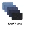 5pcs Denim Denim Cut Patch Patch Patch Patches Cut Bag Cotone