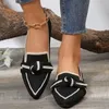 Casual schoenen elastische stof flat voor vrouwen 2024 Spring licht gaas dames flats werken comfortabel loafers vrouwelijke zapatos