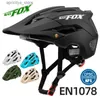 Cycling helmen vleermuishelm fietsen man integraal MTB -helm met camera -basis fietsen mountainbike vizier helm helm casco bicictas hombre l48