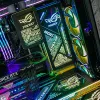 Towers 11PCS DIY ROG HELIOS LIGHTING PANEL KIT、ARGB GX601 UVレーザー刻まれたライトボード、MOD PCゲーマーキャビネットデコレーションプレートオーラ同期