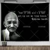 Chief Gandhi Flag Citat Banner Wall Decor Tapestry Gandhis Trap House Meme Tapestry Eesthetic Yoga Mats sovrumsdekoration