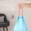 Verdiking van afvaltas Automatisch Sluiten Portable Blue Combo Bucket Ash Trash Bags vuilniszak Big Trash Bag