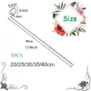 5pcs Metal Garden Stake Bonsai Fixação da haste de subida Frame Planta Gaiola Plant Support Stand Stand