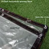 PE -film transparent regntät skugga Tyg hem trädgård lätt vattentät tarpaulin husdjurshus hålla varm regntät tarp