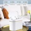 5L/7L SMART SENSOR PRUSH CAN BALK kleine mooie mini -licht luxe windafval Bin Slaapkamer met overdekte mandauto -emmer afval