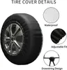 Couverture de pneu de secours Pneus portables universels Cover Blue Heart Car Couvercle de pneu de roue Protecteur de roue imperméable et UV résistant à la poussière