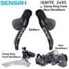 Sensah 8/9/10/11 Speed ​​Road Rower Shifter Wheer Groupset Team Pro 2x11 Phi 2x10 Ignite 2x9 Reflex 2x8 Przekładni dźwigni biegów
