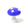 لطيف Murano Glass Mushroom Miniature تمثال حافلة الحلي المنزل المنزل غرفة الأطفال التماثيل الجنية حديقة التماثيل ديكور عيد الفصح