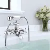 Zloog Antique Victorian Shower Head Bathroom Metal Handheld Chrome Polished Shower Handset for Faucet Taps