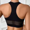 Camisoles Tanks Frauen sexy Tanktops Fishnet Hollow Out Sports Off Schulter Crop Top Female Outwear Stretch Comfort Casual Chic Weste