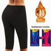 CXZD Kvinnors heta termokropp Shaper Neoprene Slimming Pants Lår Fat Burner High midja Magkontroll Formor för viktminskning