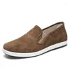 Casual Shoes 2024 Spring Autumn Designer Canvas for Men Solid Color Non-Slip Soft Bottom Fashion Men's Vulcanize