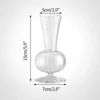 Flower Vase Glass för växter Nordiskt glas Transparent Hydroponic Pot Home Decoration Table Ornament 240407