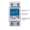 5(80)A 220V 230V 50Hz Digital Wattmeter AC Power Energy Meter Din Rail KWH Voltage Current Meter Backlight with Reset Function